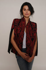 Arya Paisley Detail Capelet