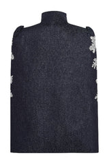 Dark Denim Cape