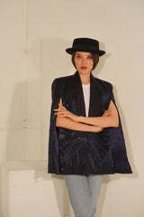 Dita Navy Cape