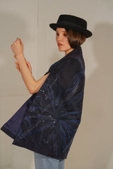 Dita Navy Cape