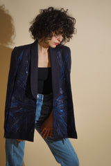 Dita Navy Cape