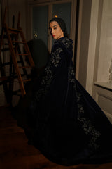 Elba Hooded Floor Length Cape