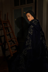 Elba Hooded Floor Length Cape