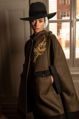 Fern Khaki Cape
