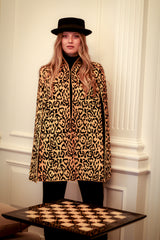 Bianca Yellow Leopard Cape