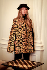 Bianca Yellow Leopard Cape