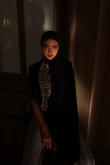 Ines Fern Velvet Cape