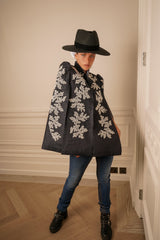 Iris Denim Cape