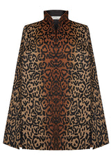 Bianca Beige Leopard Cape