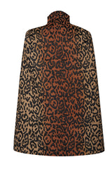 Bianca Beige Leopard Cape