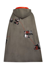 Long green teddy bear cape