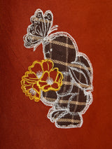 Long orange rabbits cape