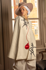 Madagascar Cream Zebra Cape