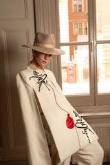 Madagascar Cream Zebra Cape
