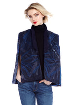 Dita Navy Cape