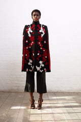 Femi Appliqué cape