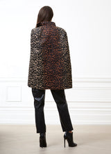 Bianca Beige Leopard Cape