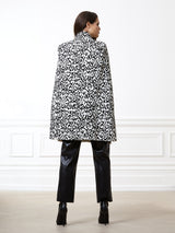 Bianca White Leopard Cape