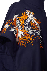 Isabella Navy Asterisk Shilhouettes