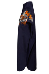 Isabella Navy Asterisk Shilhouettes