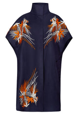 Isabella Navy Asterisk Shilhouettes