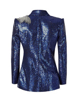 Audrey Sequin Detail Blazer