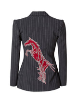 Helene Pinstriped Blazer