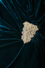 Camille Emerald Green Ruched Dress