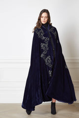 Elba Hooded Floor Length Cape