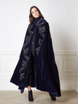 Elba Hooded Floor Length Cape