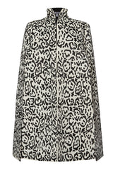 Bianca White Leopard Cape