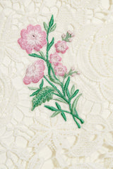 White ladybird lace cape