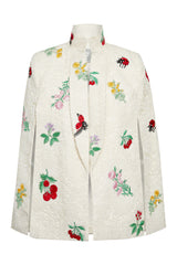 White ladybird lace cape