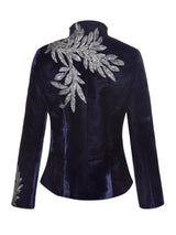 Gilt Leaf Velvet Jacket