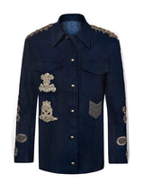 Tijana Navy Cargo Jacket