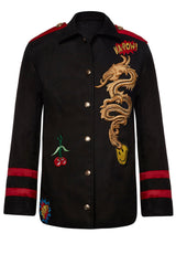 Daria Cargo Jacket Black