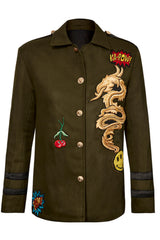 Daria Cargo Jacket Khaki