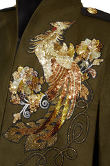 Khaki Phoenix Cape