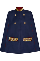 Navy royal cape