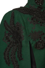 Celine Racing Green Cape