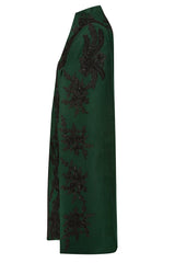 Celine Racing Green Cape