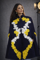 Femi Appliqué cape