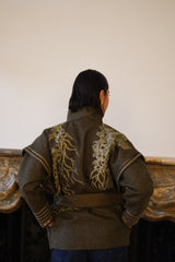 Arcadian Tie Belt Jacket