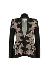 Agnes Beaded Jacket (Black)