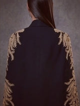 Alya Black Tuxedo Cape