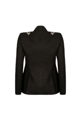 Agnes Beaded Jacket (Black)