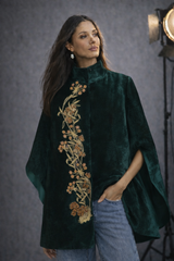 Clem Velvet Poncho