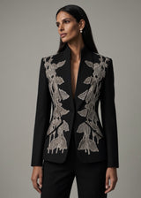 Agnes Beaded Jacket (Black)