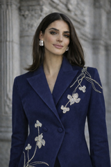 Navy Orchid Blazer
