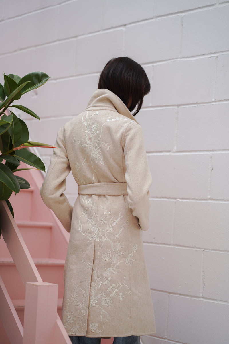 Agel in Butter Cream  Coat